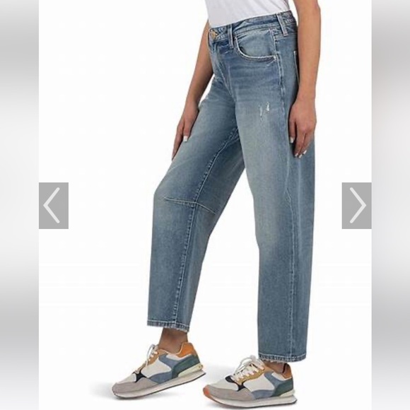 Kut from the Kloth Ashley Slouchy Barrel Jean size 2 - Picture 2 of 4
